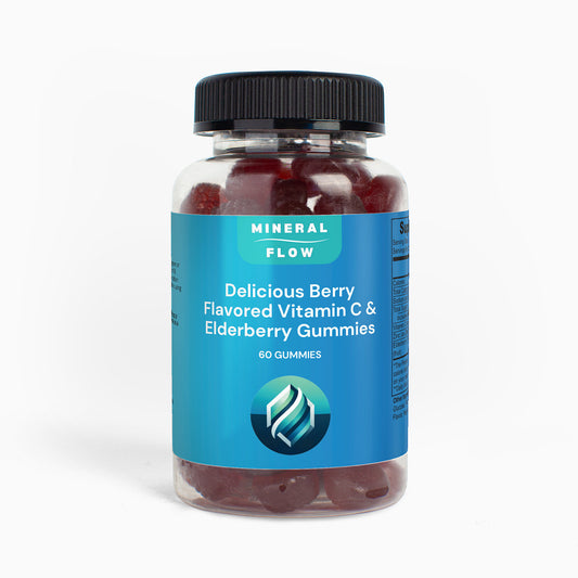 Delicious Berry Flavored Vitamin C & Elderberry Gummies